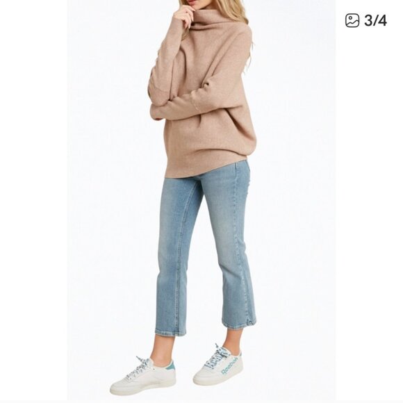 Blu Ivy sweater so soft knit slouch neck - Picture 3 of 9